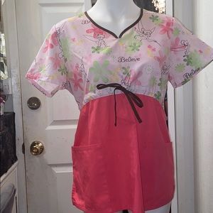 Disney’s tinkerbell scrub top